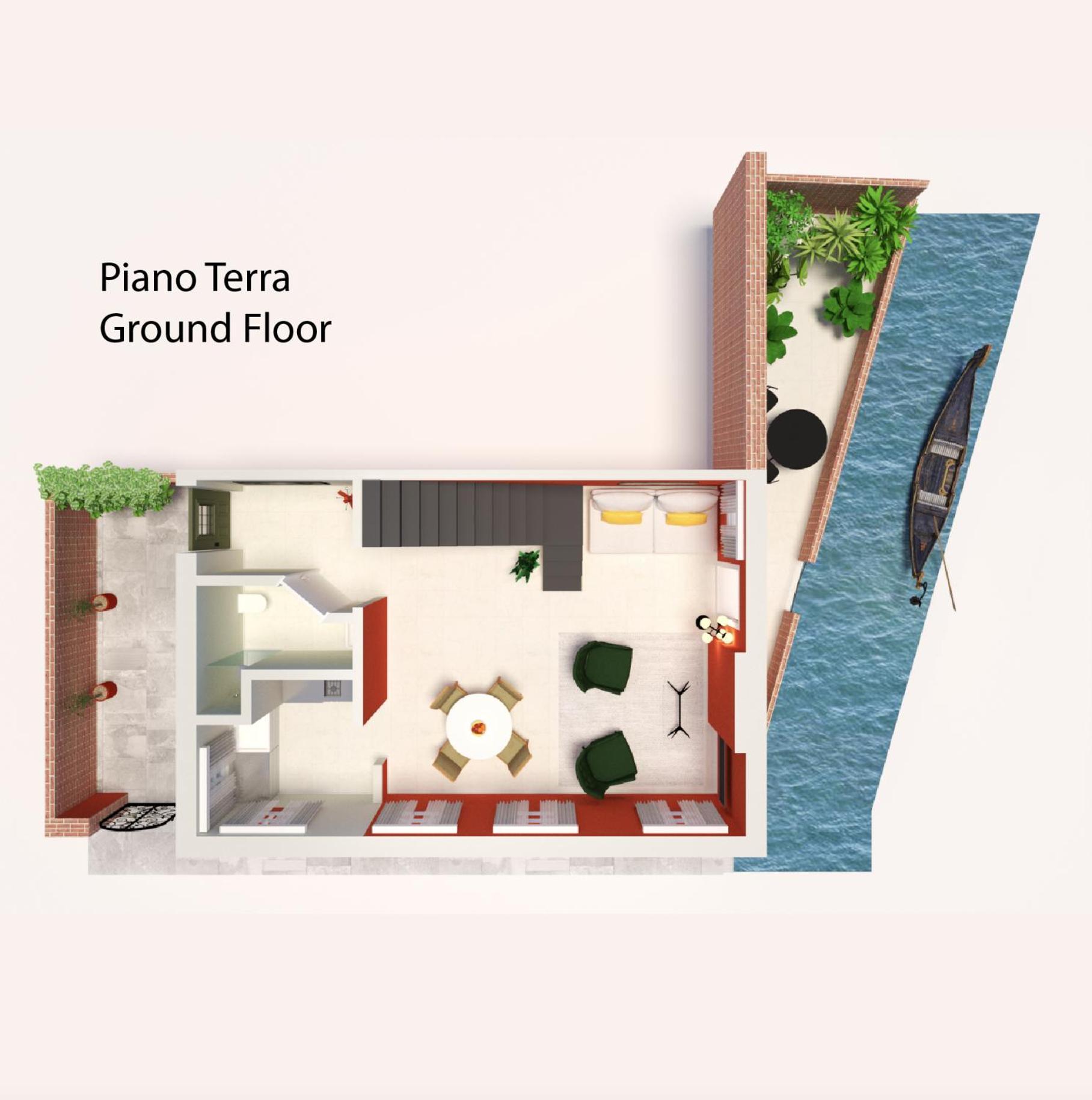 Di Lusso Con Terrazza Sull'acqua Villa Venecia